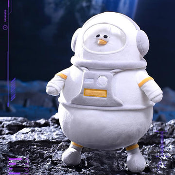 Chubby Astronaut Seagull Stuffed Animal Plush Toy